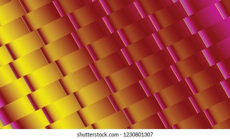 Background in paper style. Of multi-colored details.