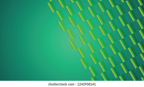 Background in paper style. Of multi-colored details.