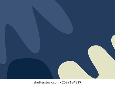 Background in paper style. Of multi-colored details. Illustration.