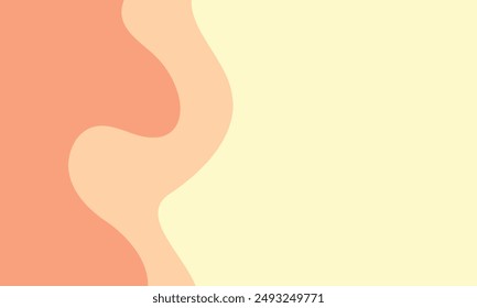 Background in paper style. Of multi-colored wavy lines.