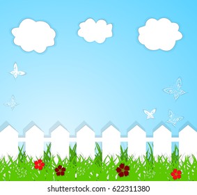 Background from paper. Vector illustration