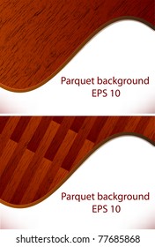 Background from a parquet board, a wooden structure  EPS10