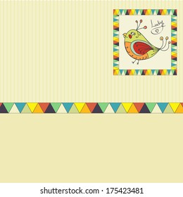 background with parrots,  birds. space for text. can be used as a greeting card