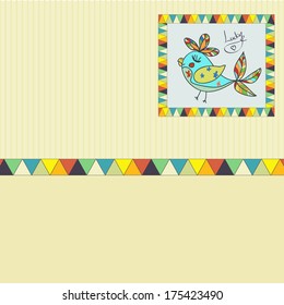 background with parrots,  birds. space for text. can be used as a greeting card