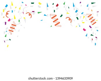 Confetti Png Illustration Festival Background Free Stock Vector ...