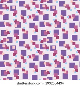 Background in pastel colors with an abstract pattern of geometric elements.