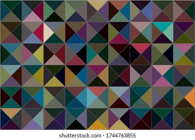 de fondo. Muchos triángulos de colores pastel
