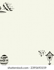 Background pastel notebook decoration beige cute quote