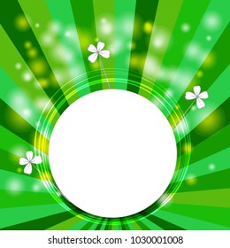 background for Patrick s day poster