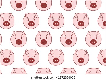 background patten pink pig