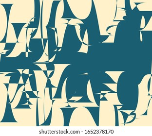 Geometric Abstract Background with Letters Pattern Urban Graffiti Pattern