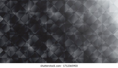 Background Pattern Abstract Black White Polygon Stock Vector (Royalty ...