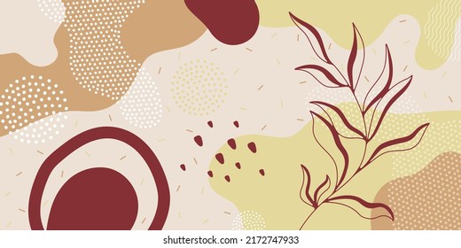 Background pattern, abstract colored shapes. Modern minimalism trendy pattern background. Vector background.