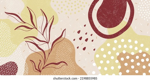 Background pattern, abstract colored shapes. Modern minimalism trendy pattern background. Vector background.