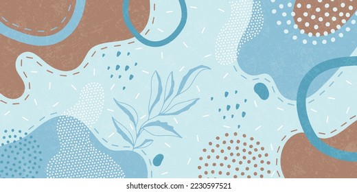 Background pattern, abstract colored shapes. Modern minimalism trendy pattern background. Vector background.