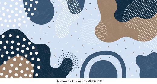 Background pattern, abstract colored shapes. Modern minimalism trendy pattern background. Vector background.