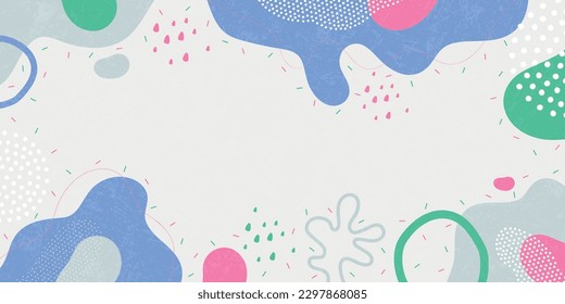 Background pattern, abstract colored shapes. Modern minimalism trendy pattern background. Vector background.