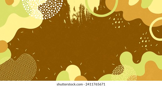 Background pattern, abstract colored shapes. Modern minimalism trendy pattern background. Vector background.