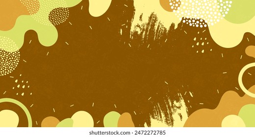 Background pattern, abstract colored shapes. Modern minimalism trendy pattern background. Vector background.
