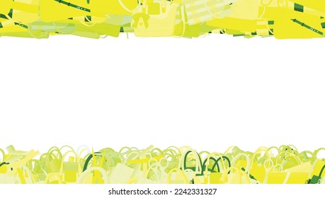 Background pattern abstract design texture. Horizontal seamless stripes. Border frame, transparent background. Theme is about stuff, shopping, casual, personal, office, small, buckle, hair care