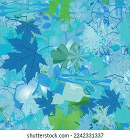 Background pattern abstract design texture. Seamless. Theme is about nature, glasses, pole, equipment, frost, freeze, swirly, birch, embellishment, alpine, december, stick, outdoor, decoration