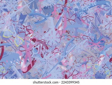 Background pattern abstract design texture. Seamless. Theme is about claw, dressing, shaving, nature, scissors, slip, season, bobby pin, decoration, celebration, hairdressing, hair clips