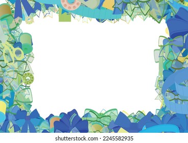 Background pattern abstract design texture. Border frame, transparent background. Theme is about tailor, adornment, tailor Shears, embellishment, decoration, kit, knit, fabric, stitch, thread