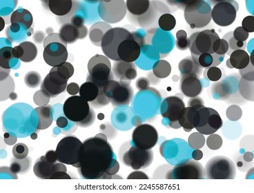 Background pattern abstract design texture. Seamless. Dark on white. Theme is about sequins, defocused, blurred, glows, textured, colorful, decoration, flare, lights, sparkles, abstract