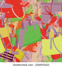 Background pattern abstract design texture. Seamless. Theme is about glamour, office, gift, girl, surprise, anniversary, beauty, flake, snow, stuff, businesswoman, luxury, many, holiday