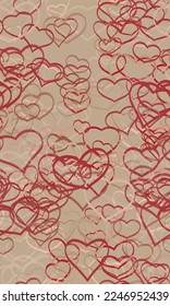 Background pattern abstract design texture. Seamless. Theme is about , romance, hearts, love, relations