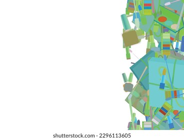 Background pattern abstract design texture. Vertical seamless stripe. Border frame, transparent background. Theme is about parlor, toiletry, makeup, christmas, gift, beauty, birthday, give