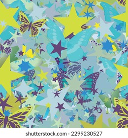 Background pattern abstract design texture. Seamless. Theme is about ornate, design, Piano Key, art, Butterfly, exotic, shapes, Red Admiral, colorful, summer, delicate, Pipevine, tropical