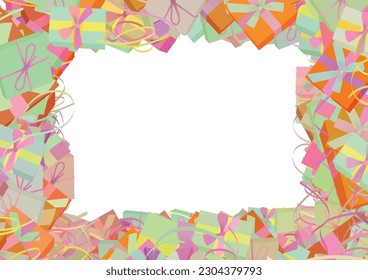 Background pattern abstract design texture. Border frame, transparent background. Theme is about festive, wrapped, christmas, illustration, parcel, valentine, love, woven, stripes, decor