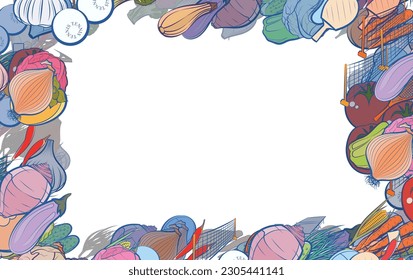 Background pattern abstract design texture. Tennis and Health food. Border frame, transparent background. Theme is about cabbage, pin, pods, tennis racket case, solid, satisfying, racket