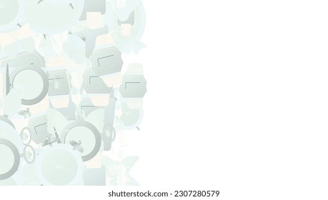 Background pattern abstract design texture. Pastel. Vertical seamless stripe. Border frame, transparent background. Theme is about wild, drawing, delicate, nature, ornate, fly, tropical