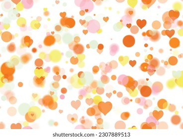 Background pattern abstract design texture. Seamless. With hearts. Theme is about textured, soft, color, romance, texture, abstract, colors, circle, wall, sparkles, pattern, overlay, love