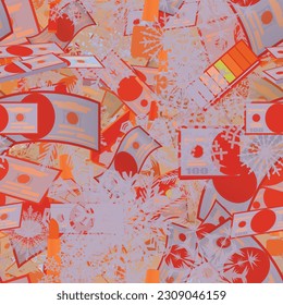 Background pattern abstract design texture. Seamless. Theme is about finance, snow, beauty, salon, dollar, pomatum, falling, banknote, cosmetics, wealth, merry, swirls, jackpot, paper, dollars