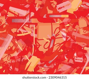 Background pattern abstract design texture. Seamless. Theme is about christmas, clerical, elegance, anniversary, give, fashion, straight razor, birthday, platform heels, glamour, wrap