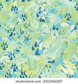 Background pattern abstract design texture. Seamless. Theme is about prints, nature, pets, razor blade, hair care, comb, hedgehog, barber, parlor, scissors, animals, feed, hairdressing, dog