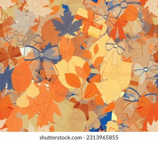 Background pattern abstract design texture. Seamless. Theme is about wrapped, giftbox, present, celebrate, ribbon, box, birch, merry, offer, give, botany, tree, parks, background, illustration