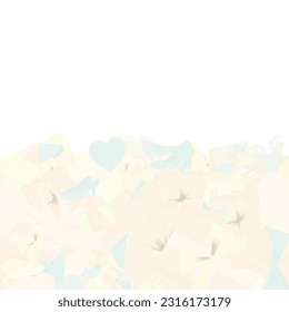 Background pattern abstract design texture. Pastel. Horizontal seamless stripe. Border frame, transparent background. Theme is about ribbon, wrapped, elegant, flip-flops, wedding, season