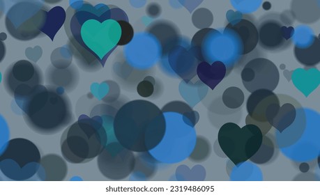 Background pattern abstract design texture. Seamless. Dark. Theme is about , abstract, translucency, graphic, colors, texture, colorful, lights, love, sequins, color, circle, overlay, textured