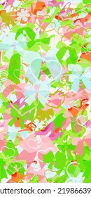 Background pattern abstract seamless design texture. Theme is about ribbons, decoration, dressing, adornment