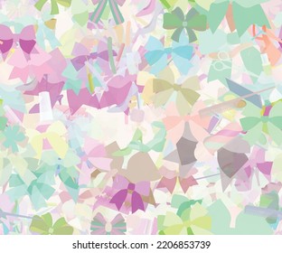 Background pattern abstract seamless design texture. Pastel. Theme is about cosmetics, hairdressing, illustration