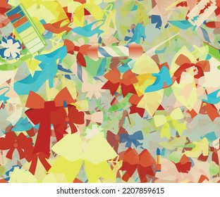 Background pattern abstract seamless design texture. Theme is about flip-flops, barber, decoration, parlor
