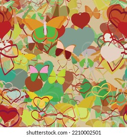 Background pattern abstract seamless design texture. Theme is about decoration, dressing, gorgeous, wing, vector