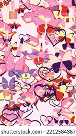 Background pattern abstract seamless design texture. Theme is about design, powder, Pipevine, tones, decoration