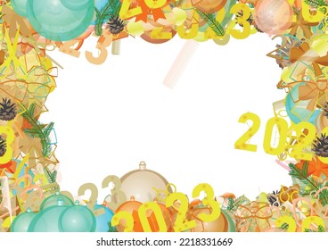 Background pattern abstract seamless design texture. Border frame, transparent background. Theme is about glare, christmas, salon, star, dressing, ribbons, in the circle of loved ones, parlor