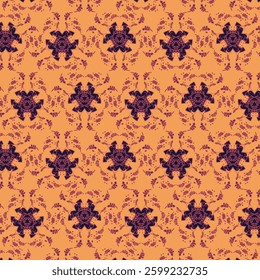 Background Pattern Animal Batik Vector