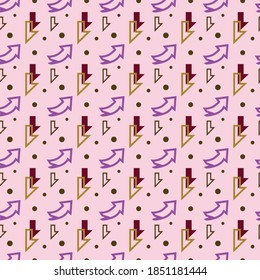 Background pattern with arrow shapes in very matching colors